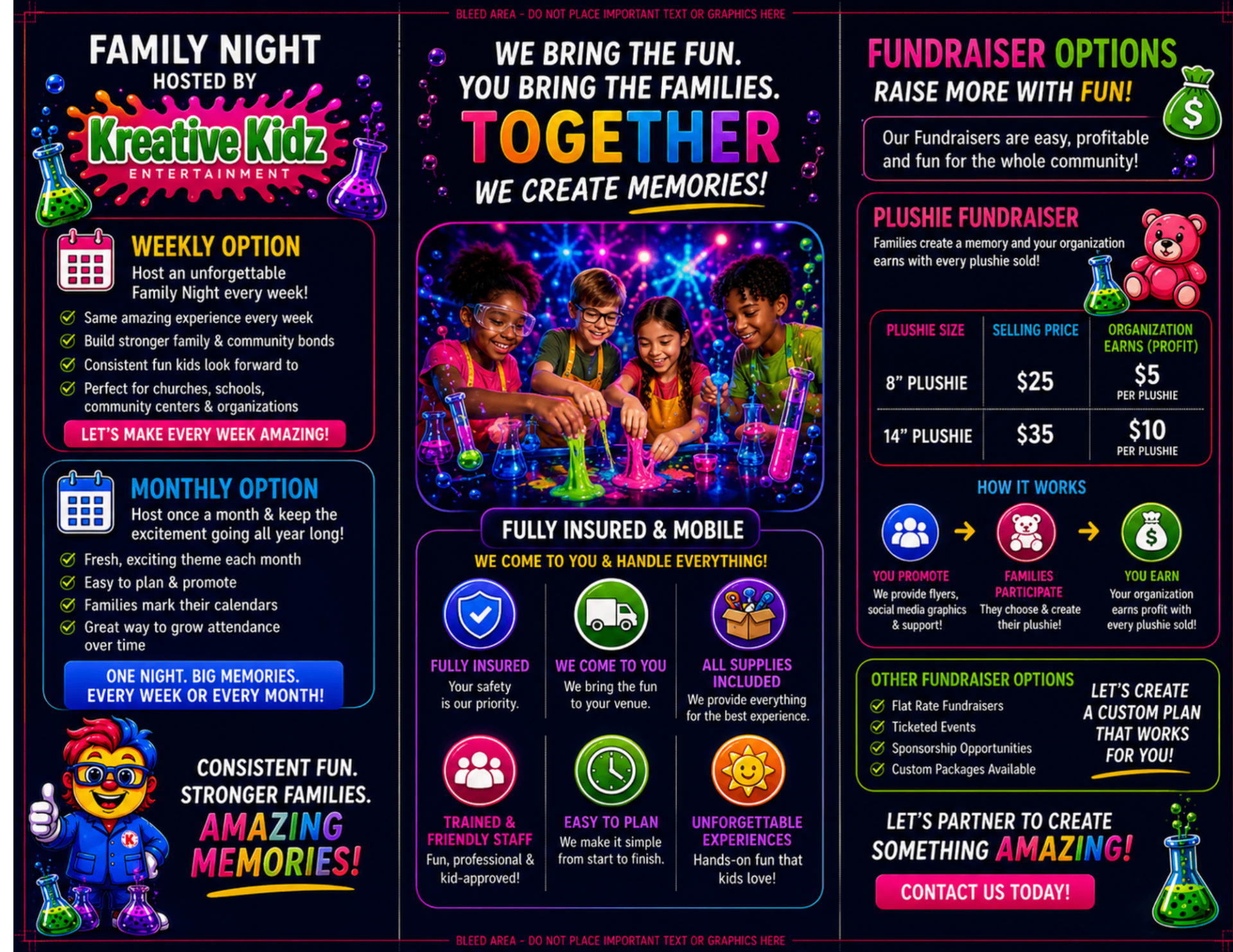 FAMILY NIGHT & FUNDRAISERS