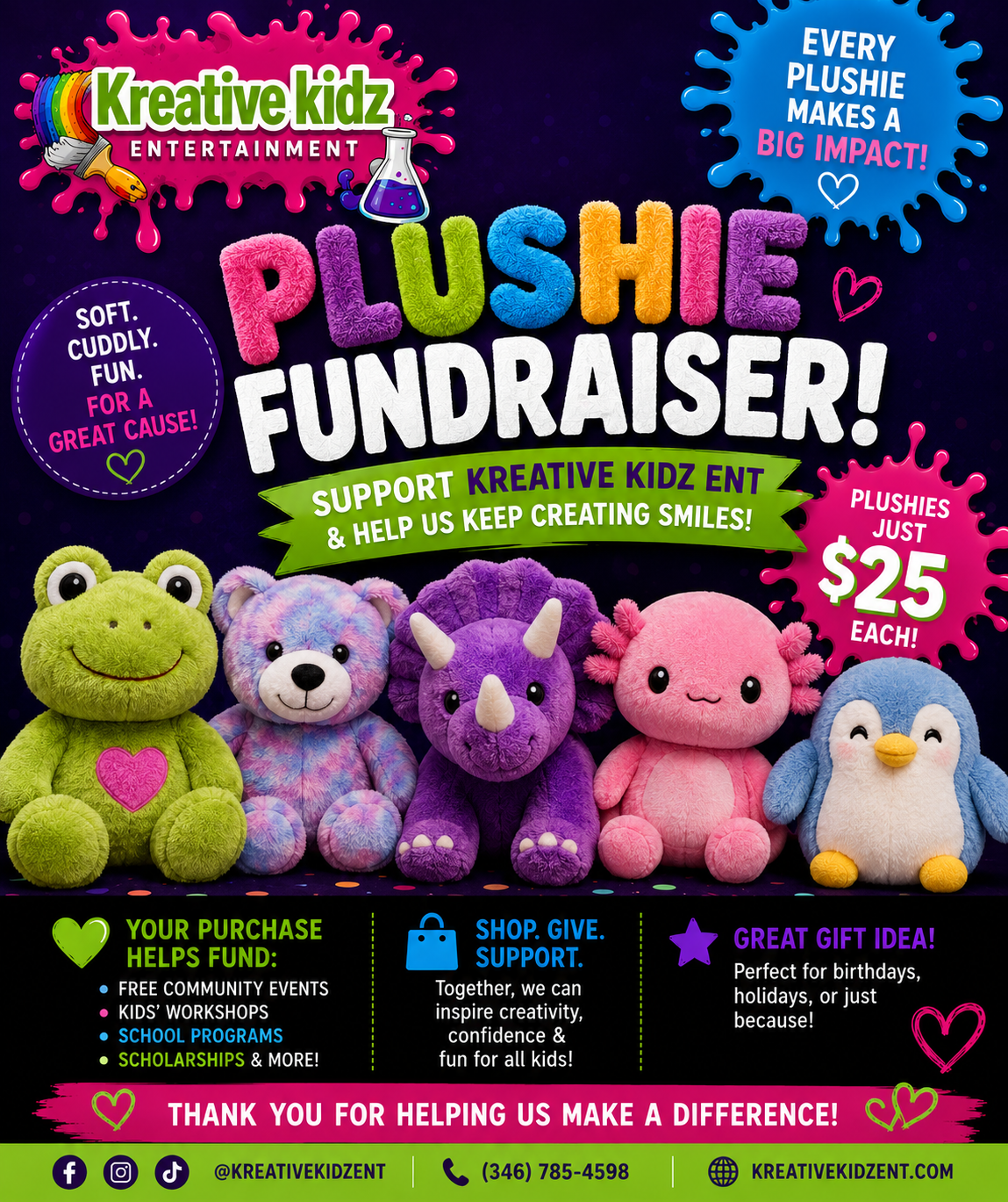 PLUSHIE FUNDRAISER